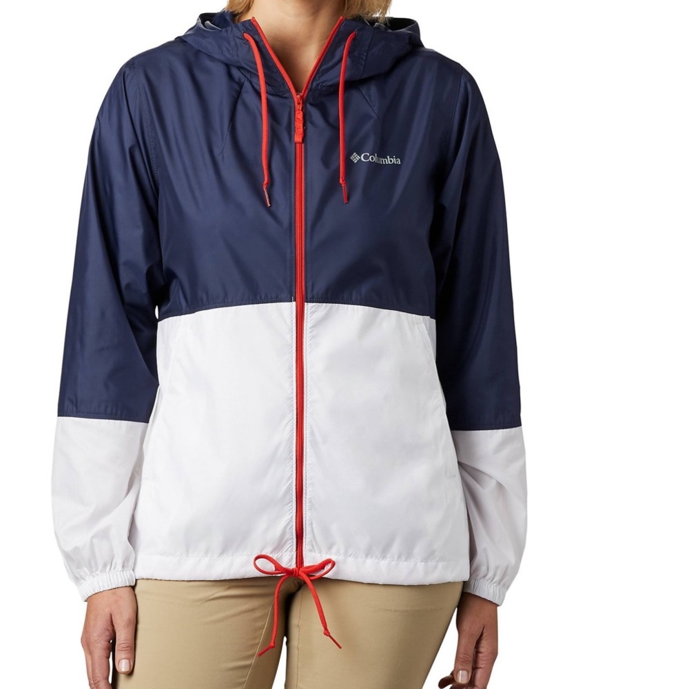 Columbia Red White & Blue Windbreaker